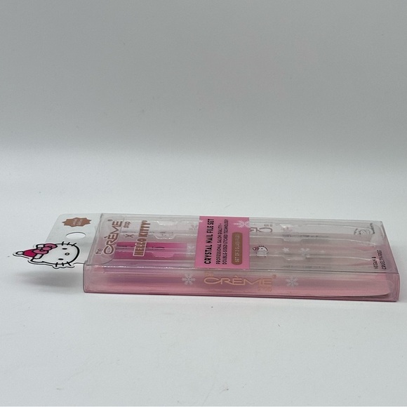 Sanrio Hello Kitty Crystal Nail File Set of 3 Glass Files (pink) - Picture 3 of 4